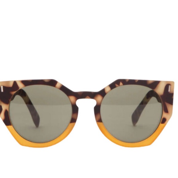 MATT&NAT MULE - LEOPARD ROUND SUNGLASSES - Picture 2 of 11